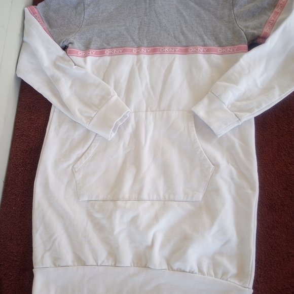 DKNY girls long sweater hoodie size L(12) - Picture 3 of 12